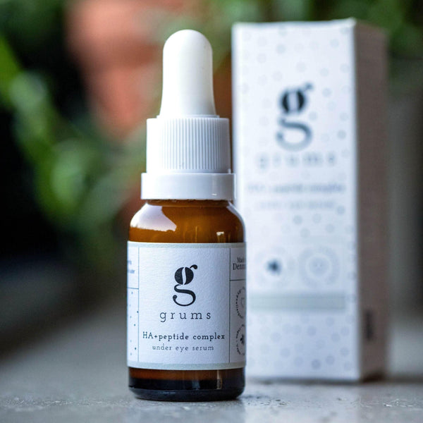 vegan friendly under eye serum from grums